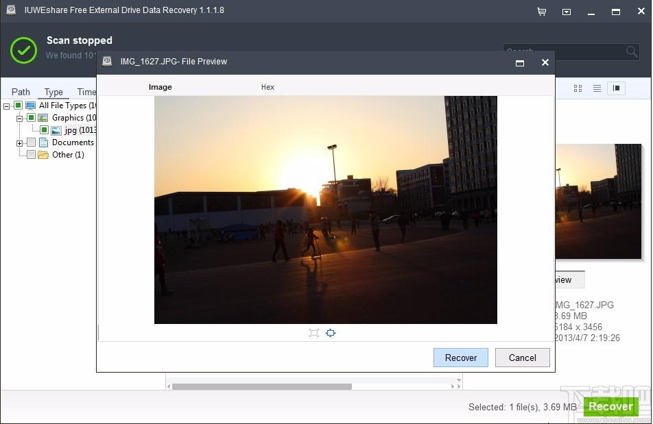 IUWEshare Free External Drive Data Recovery下载,硬盘数据恢复软件